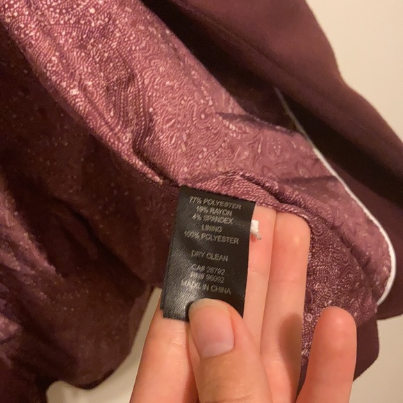 Burgundy Blazer - Picture 3 of 4